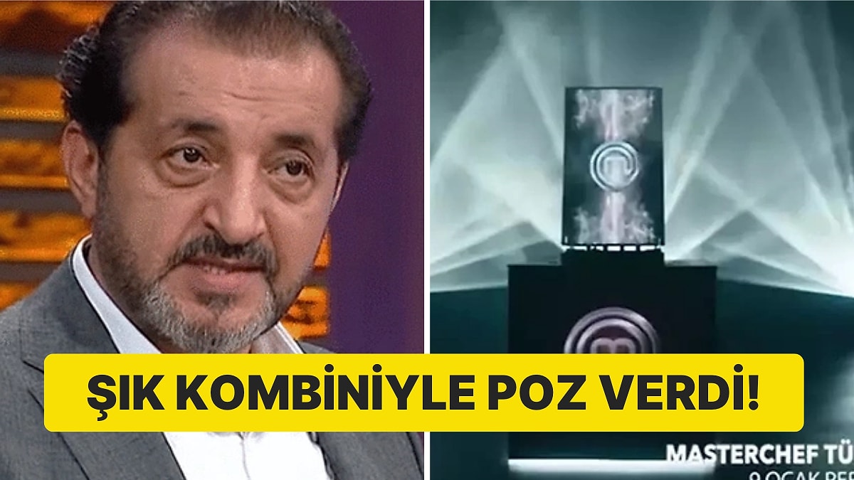 Şık Kombiniyle Stüdyoda Poz Verdi: MasterChef Jürisi Mehmet Yalçınkaya'dan Final Paylaşımı Geldi!