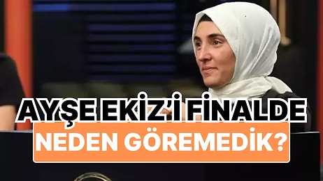 MasterChef Finalinde Ayşe Ekiz'in Neden Olmadığı Belli Oldu! Meğer Elbise Bile Hazırlamış!