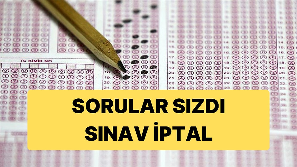 Sınav Soruları Sosyal Medyada Paylaşıldı: 6 Okulda Ortak Sınav İptal