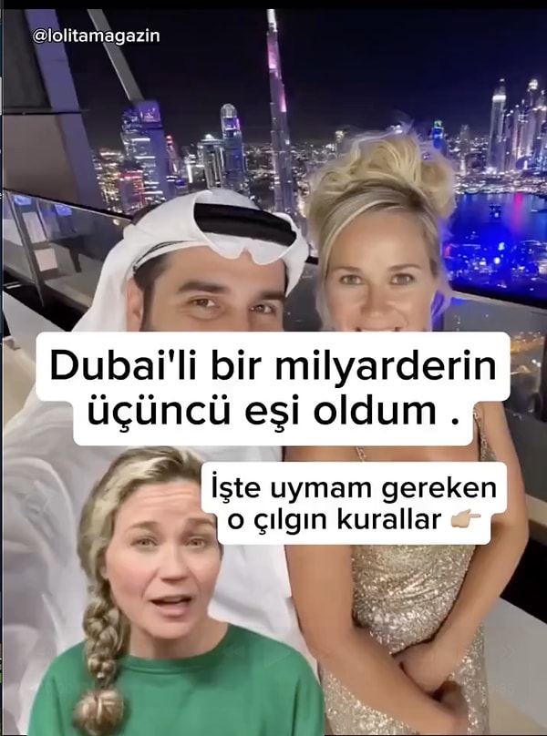 Geçtiğimiz günlerde bir kadın, Dubaili bir milyarderin üçüncü eşi olduğunu ve bu süreçte bazı kurallara tabi tutulduğunu dile getirdi.