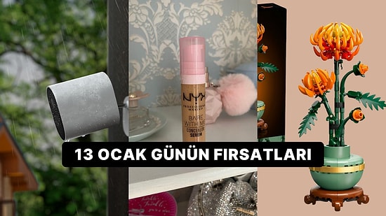 Bugün İndirimde Neler Var? NYX Bare With Me Kapatıcı'dan Xiaomi Kamera'ya 13 Ocak 2025 Günün Fırsatları