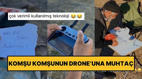 Piknik Yaparken Pul Biberi Unutunca Çareyi Drone’da Buldu: Amca Drone ile Pul Biber Gönderdi