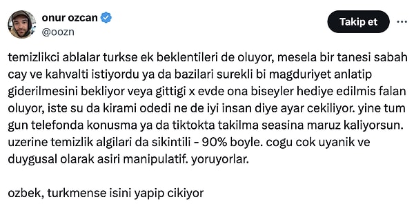 Şikayet edenler oldu.