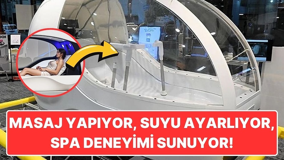 2050'de Yaşıyorlar Demiştik: Japonya'nın 15 Dakikada İnsanı Baştan Aşağı Temizleyen Yıkama Makinesi