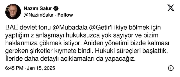 “Hukuku yok sayıyor, haklarımıza çökmek istiyor.”