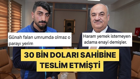 Erzurumlu Temizlik İşçisinin Bulduğu 30 Bin Doları Teslim Etmesi İkiye Böldü