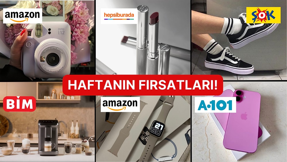 Haftanın Tüm İndirimleri Burada! Hepsiburada'dan Amazon'a Dikkat Çeken İndirimler ve Aktüel Katalogları