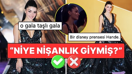 Joy Awards Töreninde Hakan Sabancı Olmadan Boy Gösteren Hande Erçel'in Kombini Kullanıcıları İkiye Böldü!