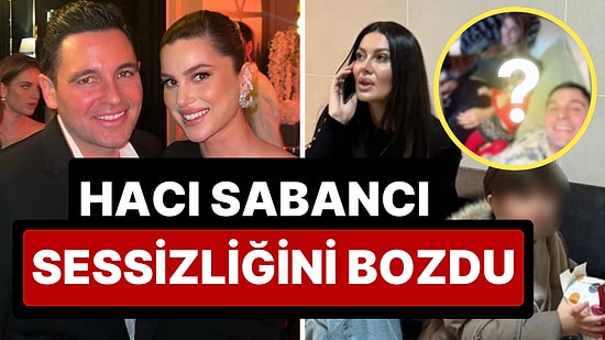 Başka Bir Kadından 4 Yaşında Bir Oğlu Olduğu Ortaya Çıkan Hacı Sabancı'dan "Sorun Yok" Temalı Aile Pozu!