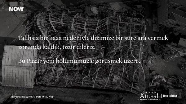 Bu akşam (19 Ocak) yayınlanan özel bölümde dizinin yeni bölümünün yayınlanacağı açıklandı. Önümüzdeki hafta yani 26 Ocak'ta dizinin yeni bölümü ekranlarda olacak.