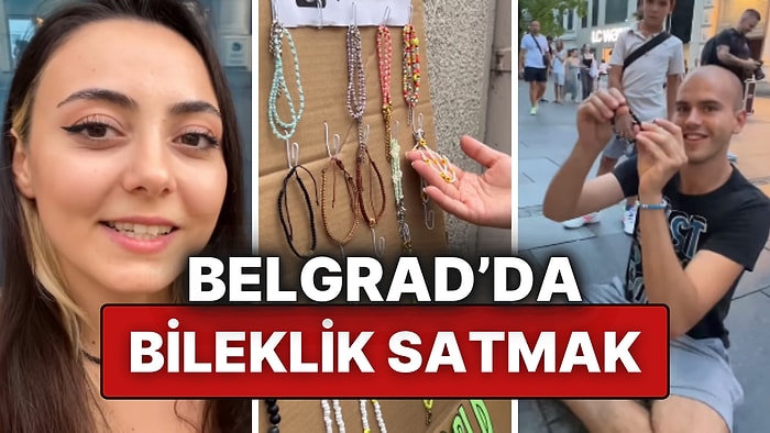 Belgrad’da Takı Satarak Geçirdiği Günü Paylaşan Genç Kadın 3 Saatte 50 Euro Kazandı