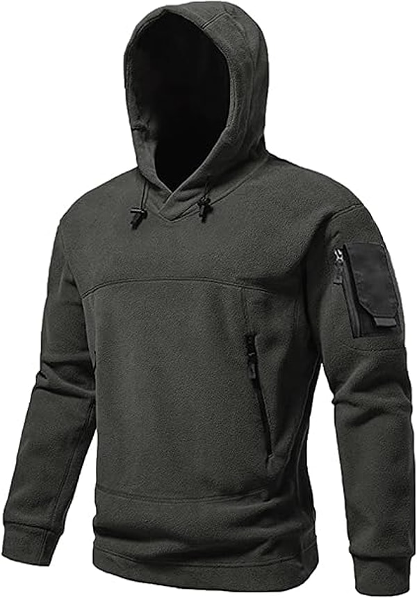 Ghassy Co. Erkek Outdoor Kapüşonlu Polar Ceket