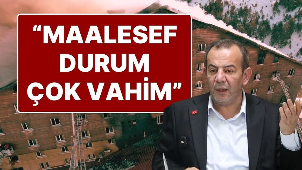 Bolu Belediye Başkanı Tanju Özcan’dan Kartalkaya’daki Otel Yangını Hakkında Açıklama: “Maalesef Durum Vahim”