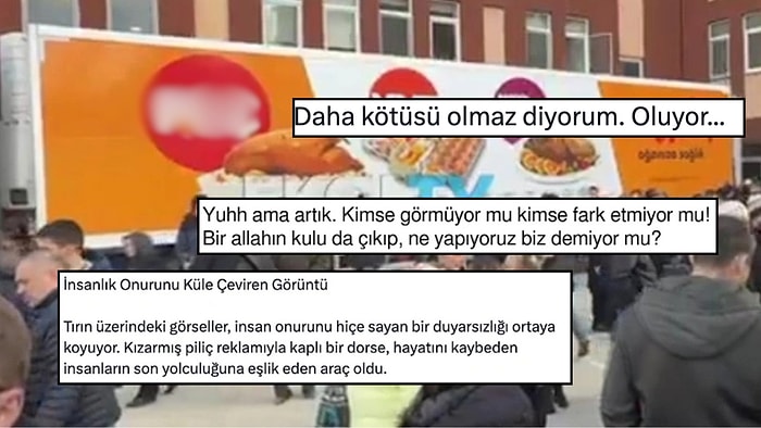 Bolu'da Otel Yangınında Hayatını Kaybedenlerin Teslim Edildiği Kızarmış Piliç Tırana Tepkiler Büyüyor