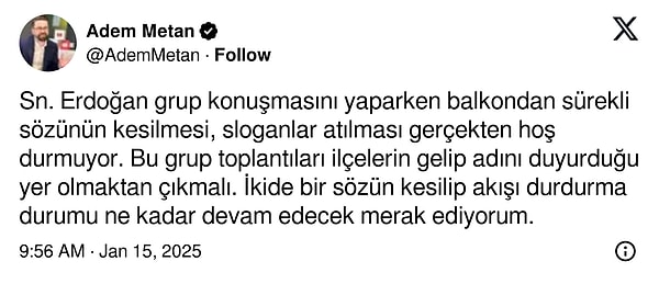 AK Parti kongreleri zaman zaman ilginç anlara sahne oluyor. Genellikle partililer coşkuyla Erdoğan'a tezahüratlar da bulunurken bu durum pek çok kişinin de dikkatini ve tepkisini çekiyordu.