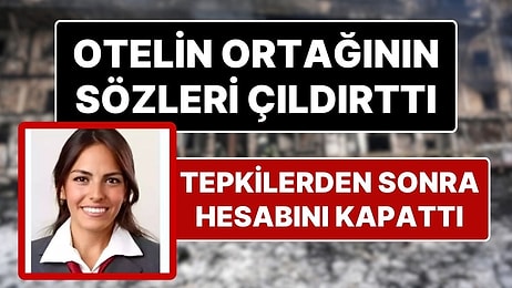 Grand Kartal Otel’in Ortağı ‘Hassasiyet’ Bekledi! Tepkilerin Ardından Hesabını Kapattı