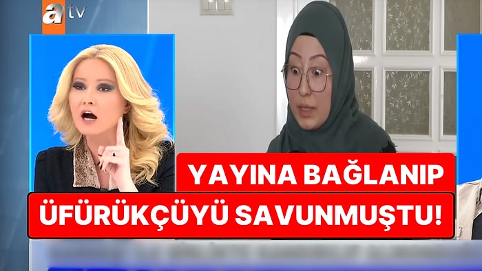 Üfürükçüyü Savunmak için Yayına Bağlanıp Müge Anlı'ya Çıkışan Kadın Özür Diledi!