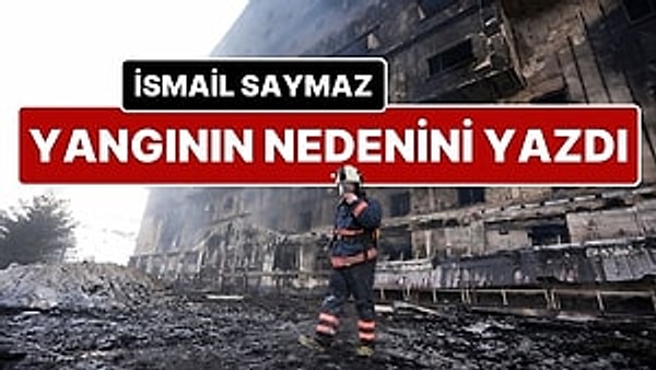 Bolu Kartalkaya’daki yangında 78 kişi hayatını kaybetti. Yangının mutfak bölümünden çıktığı söylense de henüz net bir sonuç açıklanmadı. Gazeteci İsmail Saymaz, Halk TV’deki köşe yazısında yangının nedeni hakkında duyduğu iddiayı yazdı. İsmail Saymaz’ın iddiasına göre; Personeller gece mutfakta mangal yakmış ve tam söndürmeden yatmış. Gece yangın çığlıklarına uyanıp kaçmışlar.