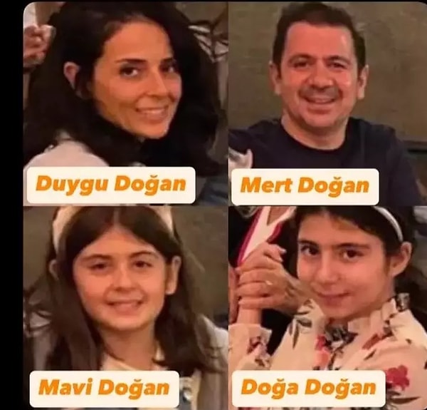 İstanbul’da yaşayan Doğan ailesi de hayatını kaybetti. 41 yaşındaki anne Duygu Doğan ve 40 yaşındaki baba Mert Doğan, ilkokul çağındaki kızları Doğa ve Mavi ile yangında hayatını kaybetti.