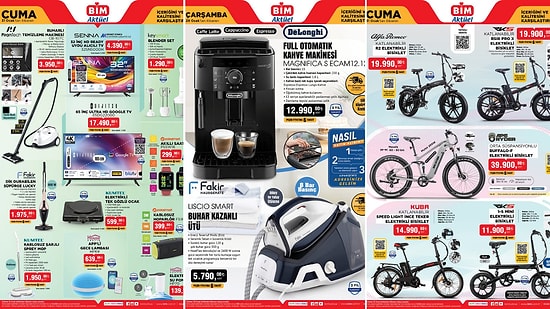 BİM'e Buharlı Temizleme Makinesi Geliyor! 31 Ocak 2025 BİM Aktüel Ürünler İndirim Kataloğu