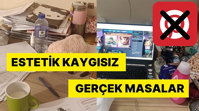 Yapay Pinterest Sayfalarına İnat Çalışma Masalarını Tüm Doğallıyla Paylaşan Öğrenciler