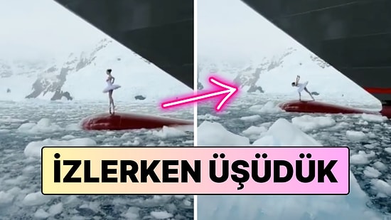 Antarktika’da Buz Üzerinde Dans: Balerinin Muhteşem Performansı Nefes Kesti!