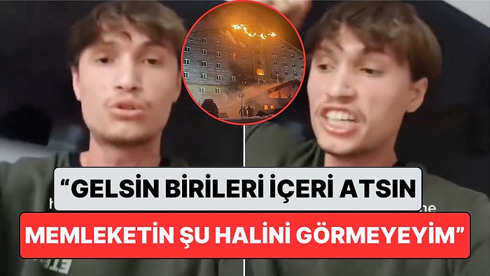 Bolu'daki Yangının Ardından Öfkesini Çektiği Video ile Dile Getiren Genç Tüm Ülkenin Hislerine Tercüman Oldu