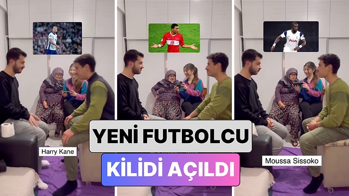 Anneannelerine Futbolcu İsimlerini Okutarak Gülmeme Yarışı Yapan Torunların Eğlenceli Anlarına Bayılacaksınız