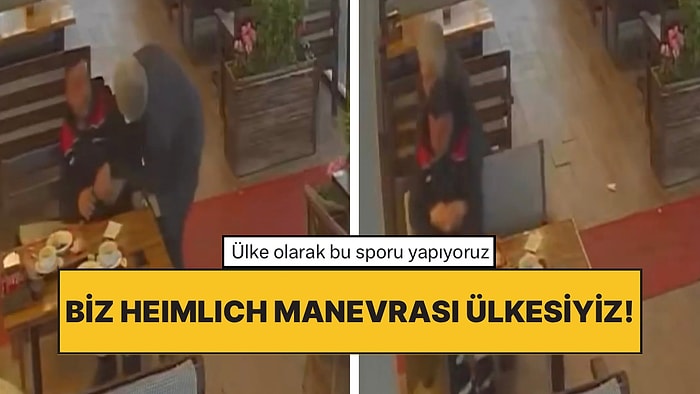 Yemek Yerken Boğulma Tehlikesi Yaşayan Arkadaşını Heimlich Manevrası ile Kurtardı