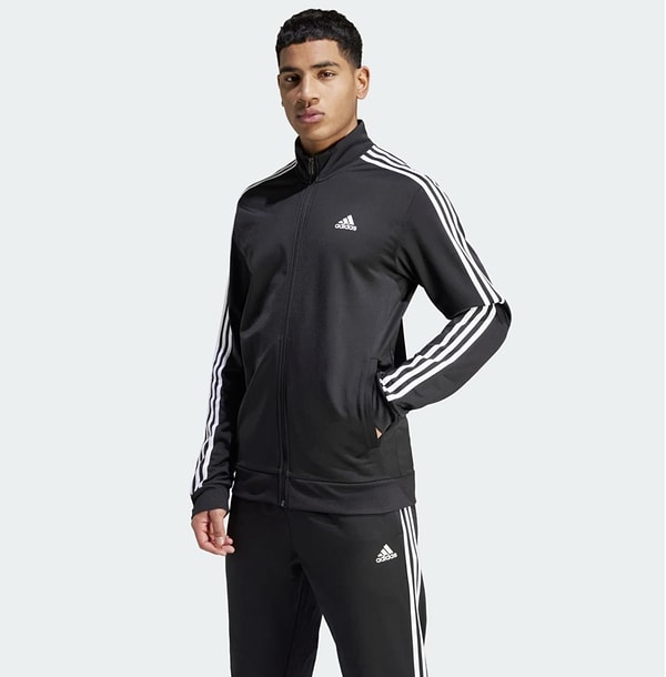 adidas Sportswear H46099 Essentials Warm-Up 3-Stripes Track Jacket