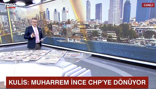 Gazeteci Cem Küçük, TGRT Haber ekranlarında, CHP'ye döneceği iddia edilen Muharrem İnce hakkında yeni kulis bilgilerini paylaştı.