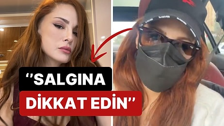 Maskesini Takıp Kamera Karşısına Geçen  Oyuncu Mine Tugay Salgına Karşı Takipçilerini Uyardı!