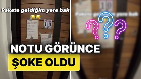 Sipariş Götüren Kurye Kapıda Yazan Notu Görünce Şaşkına Döndü: "İnsanlar Böyle Rahatsız Edilir mi?"