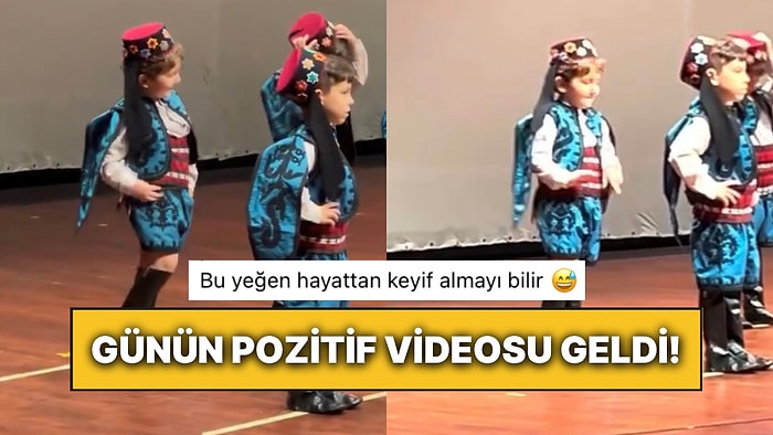 Halk Oyunu Gösterisinde Herkesin Koreografisini Ezberleyen Çocuğun Dans Ettiği Anlar Kalpleri Eritti