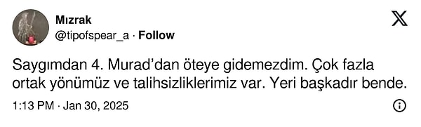 4. Murad'la nasıl bir ortak noktanız olabilir? 👇