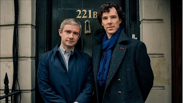 8. Sherlock (2010–2017) - IMDb: 9.1