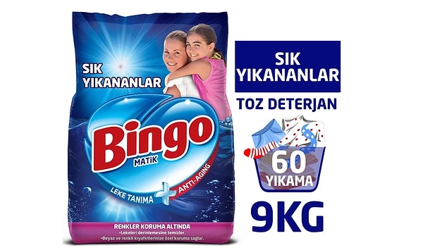 Bingo Toz Çamaşır Deterjanı