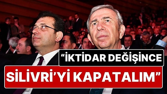 Ekrem İmamoğlu ve Mansur Yavaş, Çağlayan'da Halka Seslendi: "İktidar Değiştikten Sonra Silivri'yi Kapatalım"