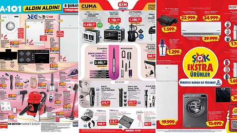 İndirim Günleri Başlıyor! 1 - 7 Şubat Haftasında A101, BİM ve ŞOK Aktüel Ürünler Listesinde Ne Var?