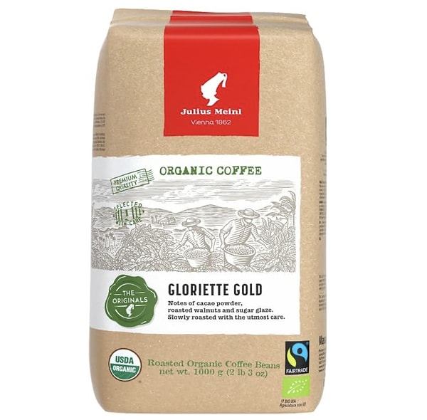 1. Julius Meinl Originals GLORIETTE Bio Organik Fairtrade Çekirdek Kahve 1 Kg