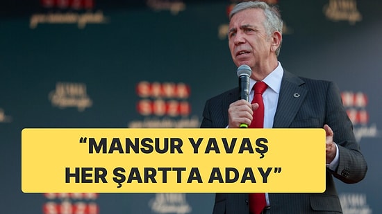 Cumhurbaşkanlığı Adaylığı Gündeminde Yeni İddia: "Yavaş Her Şartta Aday Olacak"