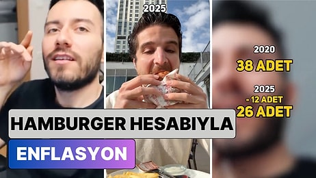 Mert Genco Enes Batur'un 5 Yıl Önce Yediği Hamburgeri Bugün Yiyerek Fiyat Karşılaştırması Yaptı