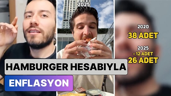 Mert Genco Enes Batur'un 5 Yıl Önce Yediği Hamburgeri Bugün Yiyerek Fiyat Karşılaştırması Yaptı