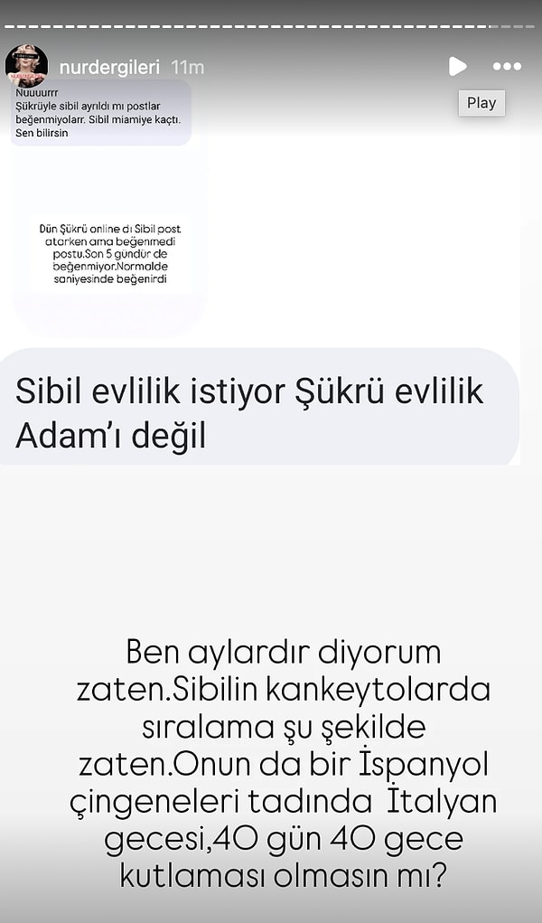 Çiftin arasının bozulduğunu düşünen bazı takipçiler konuyla ilgili teoriler üretmeye başladı. En dikkat çeken iddia ise Sibil Çetinkaya’nın evlilik istediği ancak Şükrü Özyıldız’ın evlilik konusunda net olmadığıydı!