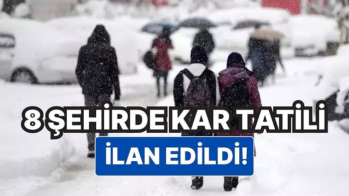 Kar Yağışı Bazı İllerde Hayatı Durdurdu: 6 Şubat'ta Okulları Tatil Eden Şehirler