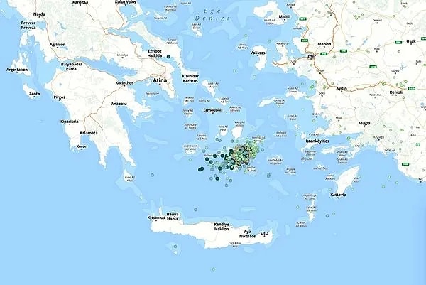 Santorini'de devam eden depremlerin ardından Ada'da olağanüstü hal (OHAL) ilan edildi!