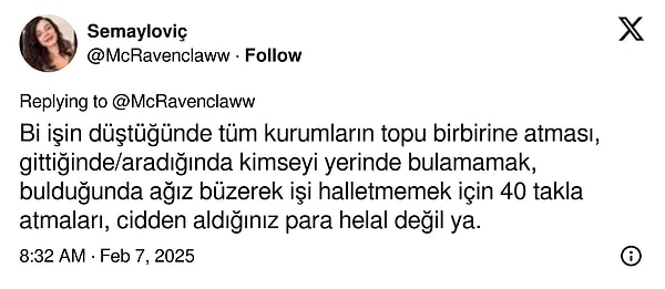 "Aldığınız para helal değil" diyerek şikayetini dile getiren kullanıcı sosyal medyayı ikiye böldü.