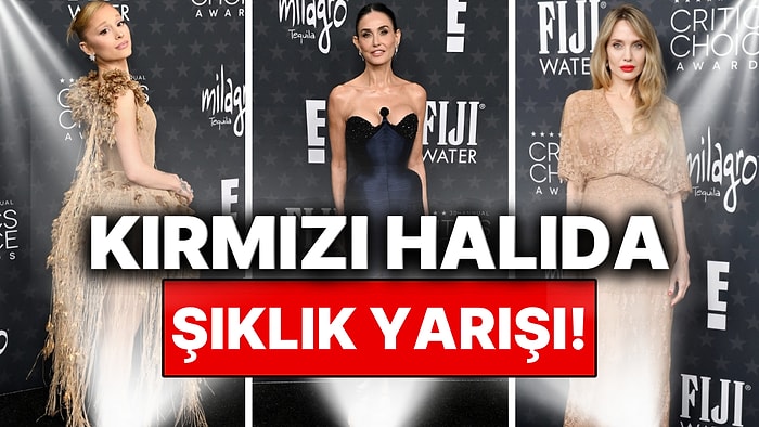 Critics Choice Ödül Törenine Şıklıklarıyla Damga Vuran Hollywood Yıldızlarının Kombinlerini İnceliyoruz!