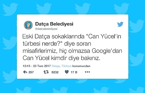 Özellikle son yıllarda belediyenin sosyal medya hesabından yaptığı paylaşımlar Datça'nın adından daha çok söz ettirmesini sağladı.