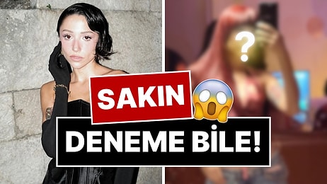 Arkadaşının Doğum Gününde Peruk Takan Zeynep Bastık'ın İmaj Denemesi Tatları Büyük Kaçırdı!